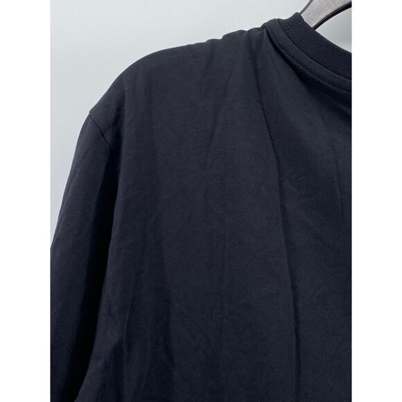 D.RT Men's Black-Multi Advntr Graphic Crewneck Short Sleeve Casual T-Shirt SZ L - Picture 4 of 9